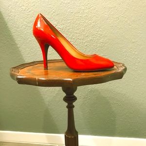 J.Crew Mona Poppy Red Patent Pumps Size 9
